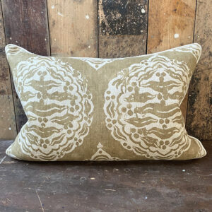 Mander Linen Cushion - Mustard - Image 4