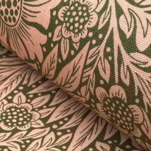 Ben Pentreath for Morris & Co: Marigold in Olive and Pink