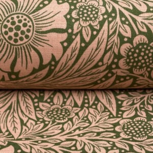 Ben Pentreath for Morris & Co: Marigold in Olive and Pink - Image 3