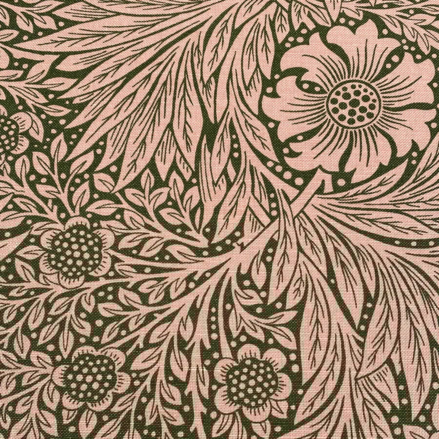 Ben Pentreath for Morris & Co: Marigold in Olive and Pink - Image 2