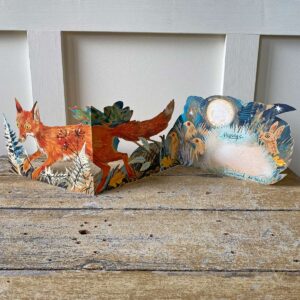 Mark Hearld Fold out Card - Fox - Image 2