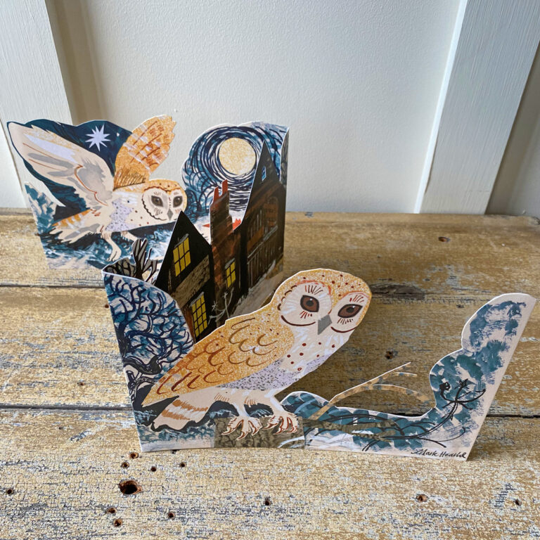 Mark Hearld Fold out Card - Silent Flight - Image 2