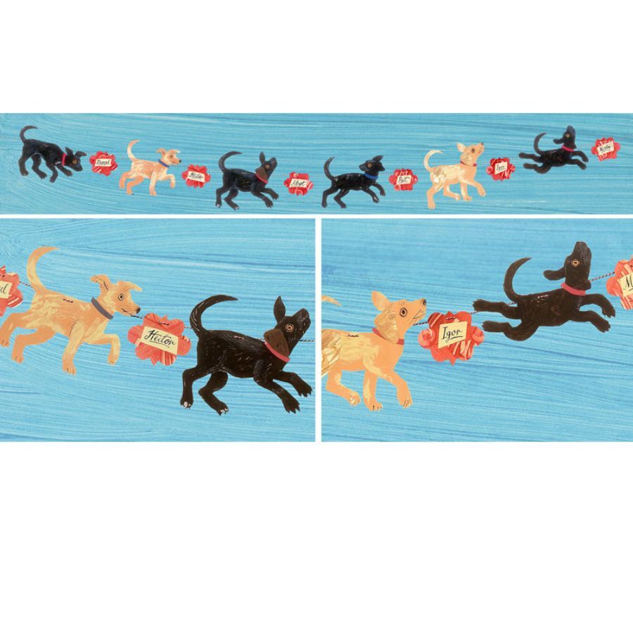 Mark Hearld Puppy Parade Garland - Image 3