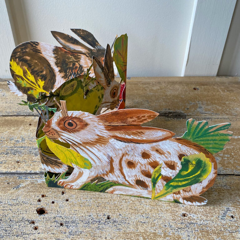 Mark Hearld Fold out Card - Rabbits - Image 3