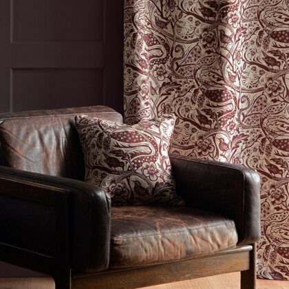 Mark Hearld Wren - Burgundy - Image 6