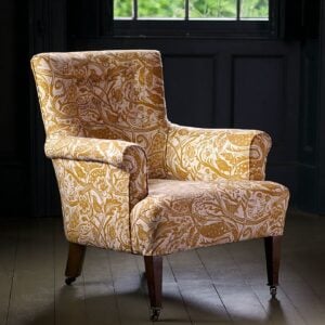 Mark Hearld Wren - Ochre Heavyweight Linen - Image 5