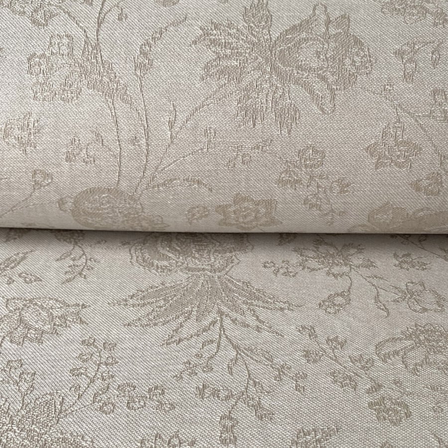 Extra Wide Oilcloth - Medlar Jacquard Natural - Image 3