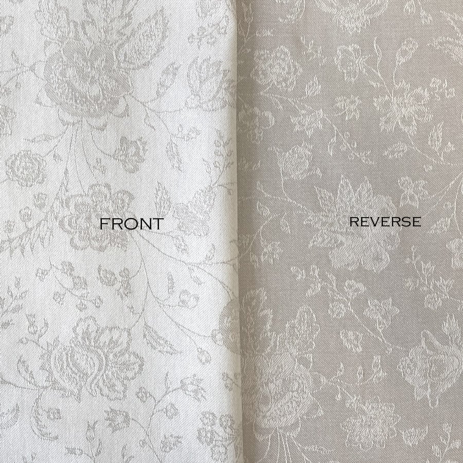 Extra Wide Oilcloth - Medlar Jacquard White - Image 4