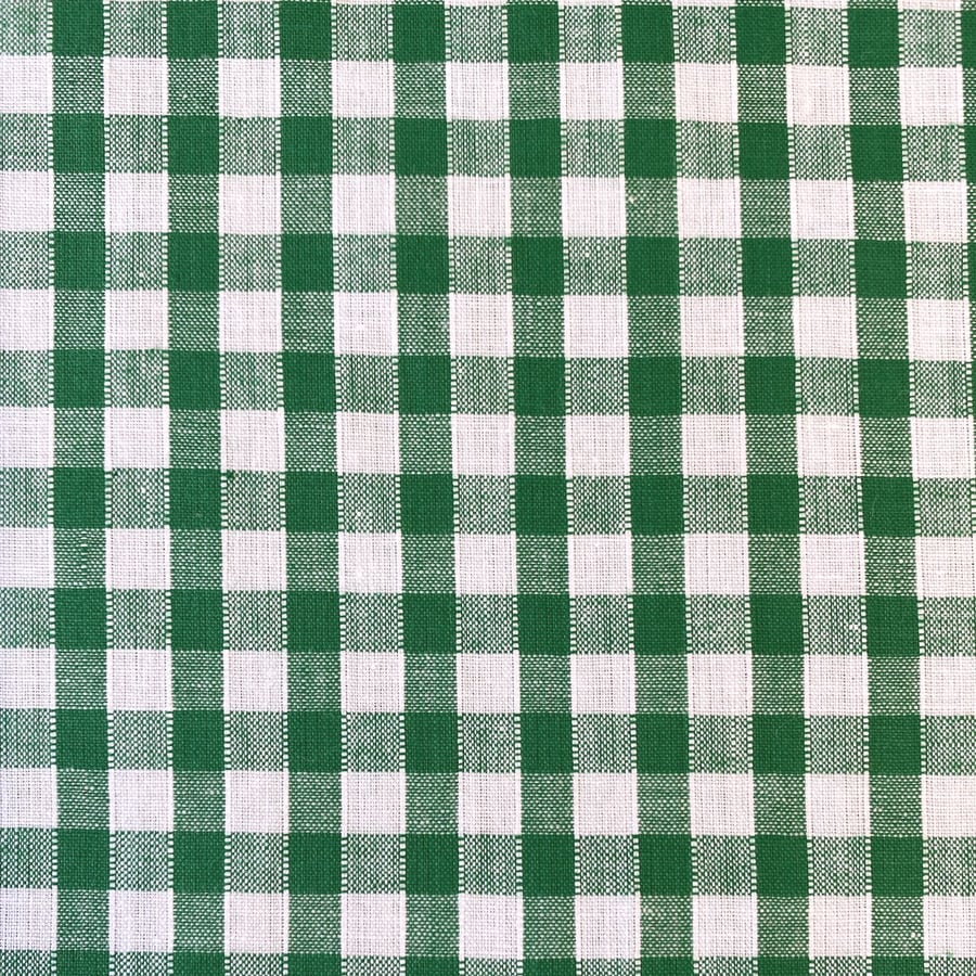 Narrow Vichy Check Gingham - Emerald Green - Image 2