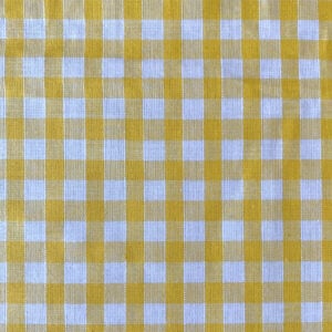 Narrow Vichy Check Gingham - Sunshine Yellow - Image 2