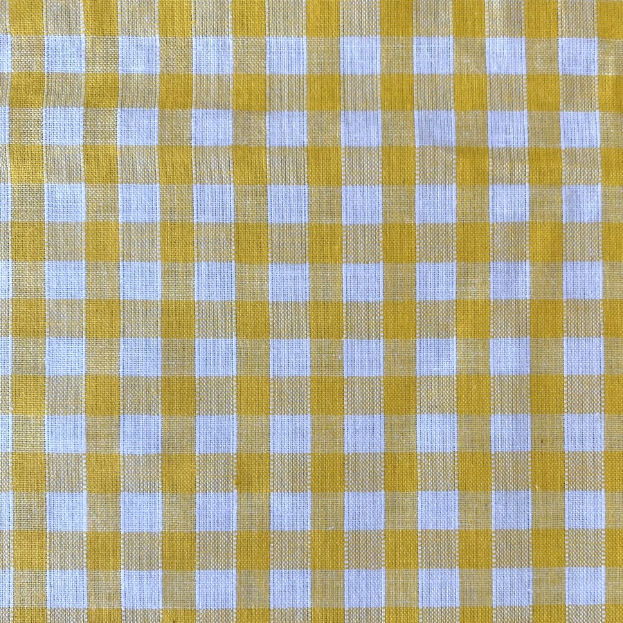 Narrow Vichy Check Gingham - Sunshine Yellow - Image 2