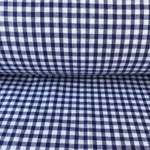 Narrow Vichy Check Gingham - Navy - Image 3
