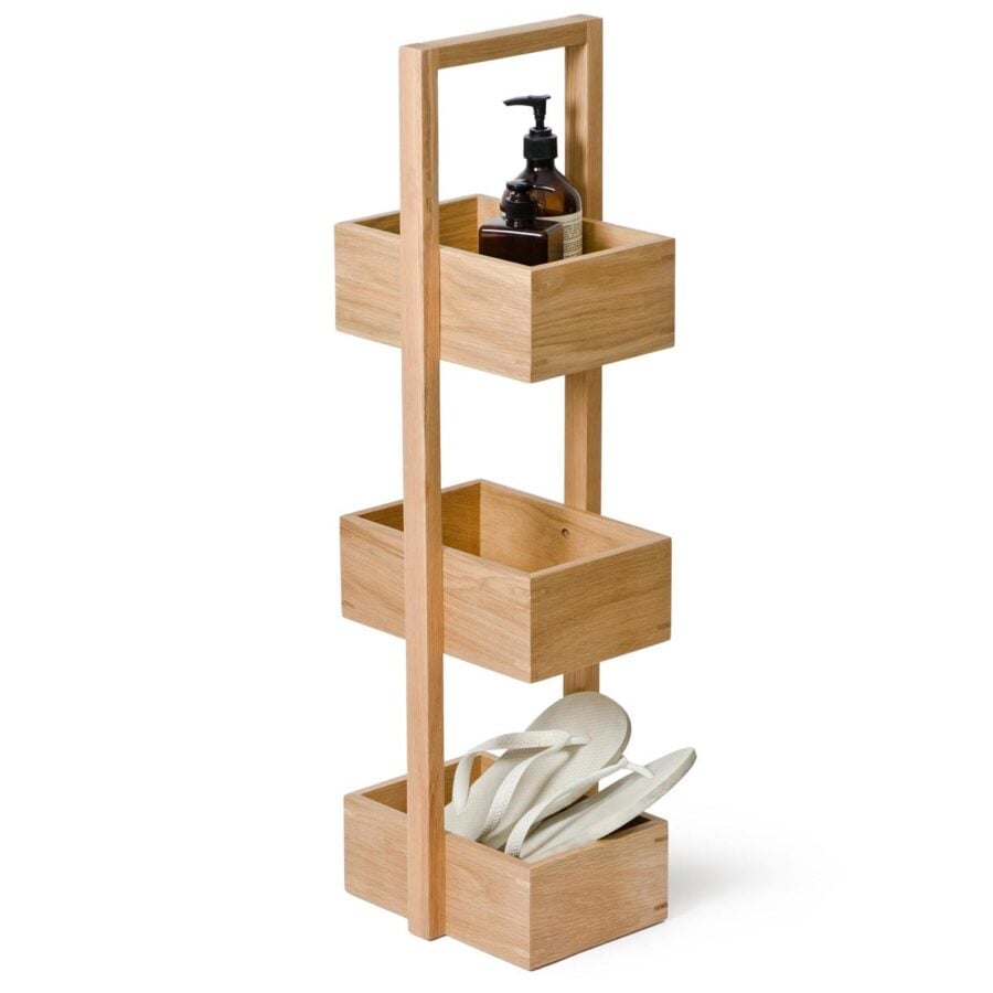 Oak Bathroom Caddy4