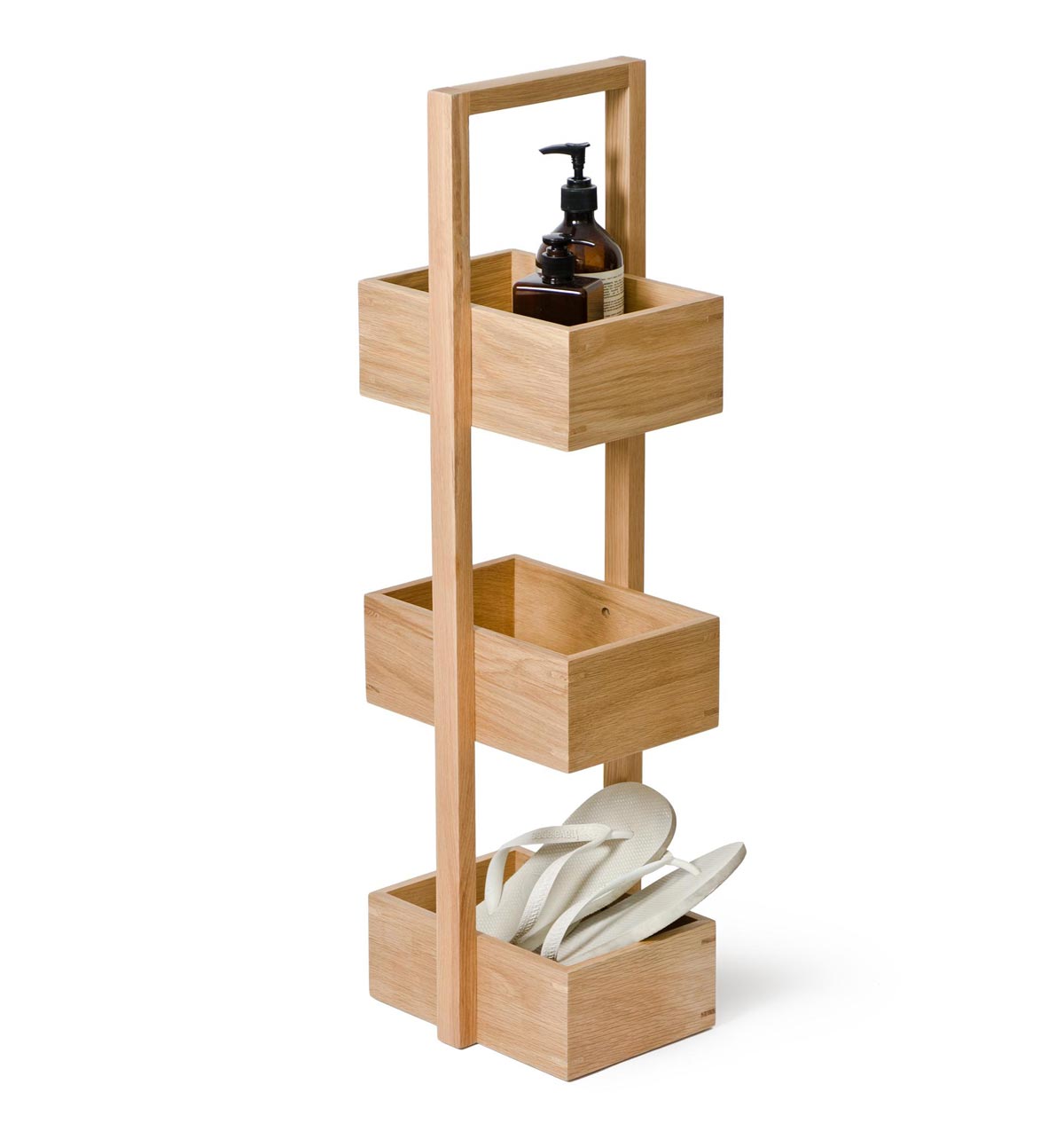 Oak Bathroom Caddy4 - Image 1