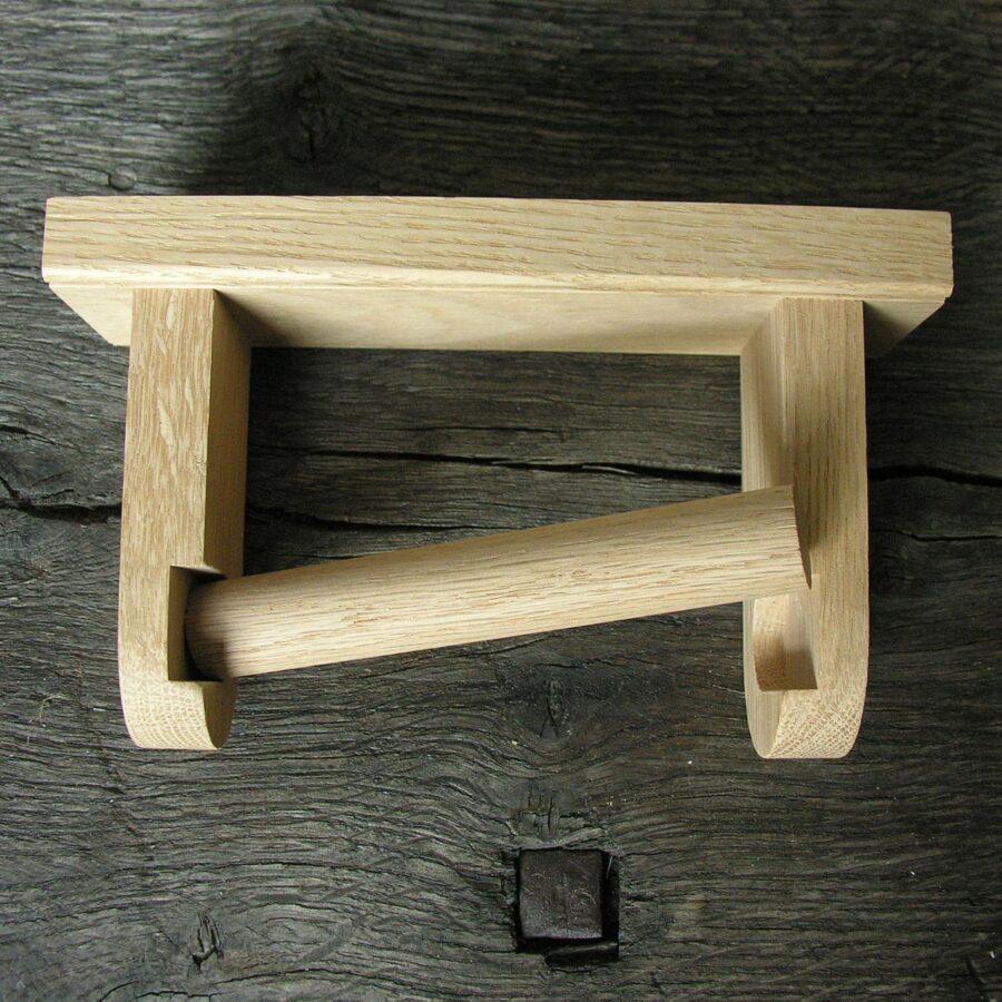 Oak Loo Roll Holder - Image 2