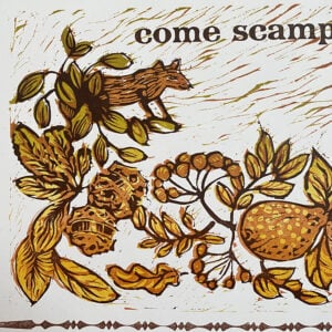 Oh, September Letterpress Poster Jen Whiskerd - Image 2