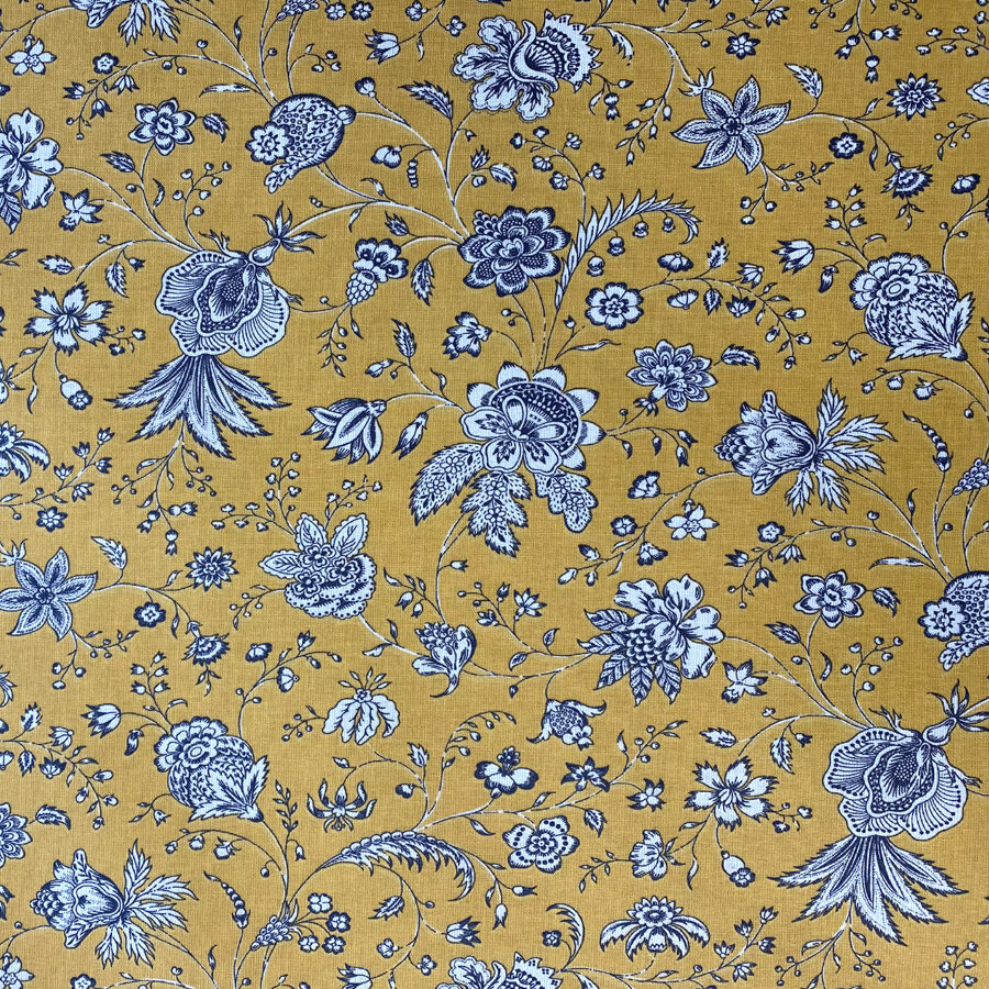 Oilcloth Dianthus - Mustard - Image 2
