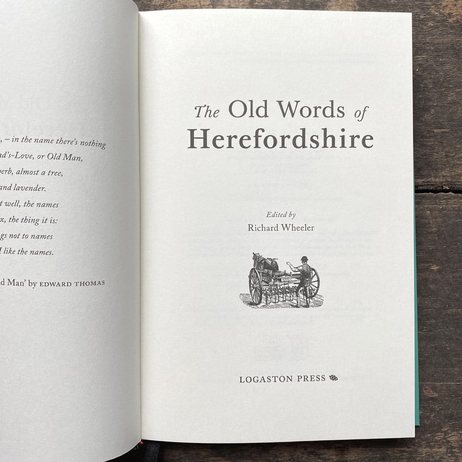 The Old Words of Herefordshire Edited by Richard Wheeler - Image 2