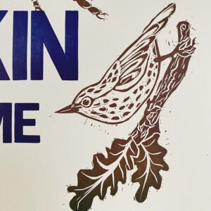 One Kin Letterpress Poster - Nicola Davies - Image 3