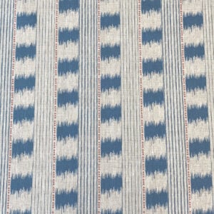 Otto Linen Stripe - Kingfisher Blue - Image 2