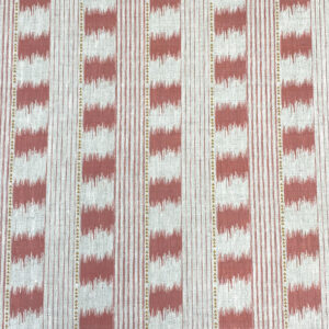 Otto Linen Stripe - Strawberry - Image 2