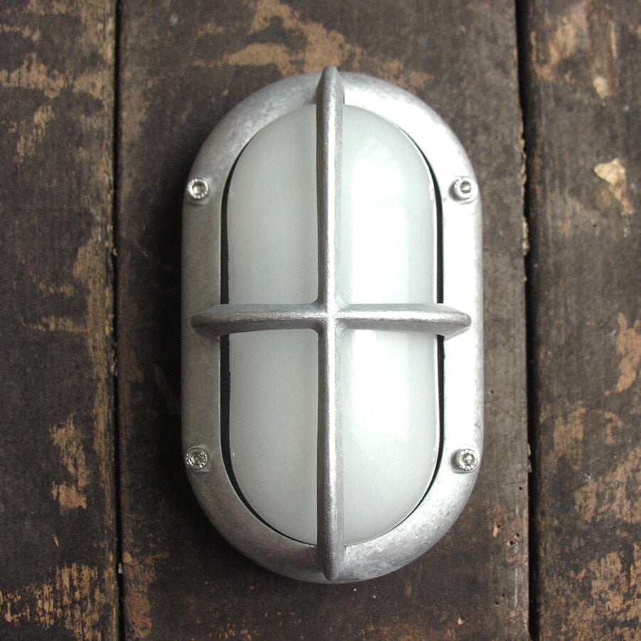 Oval Bulkhead Light with Crossguard