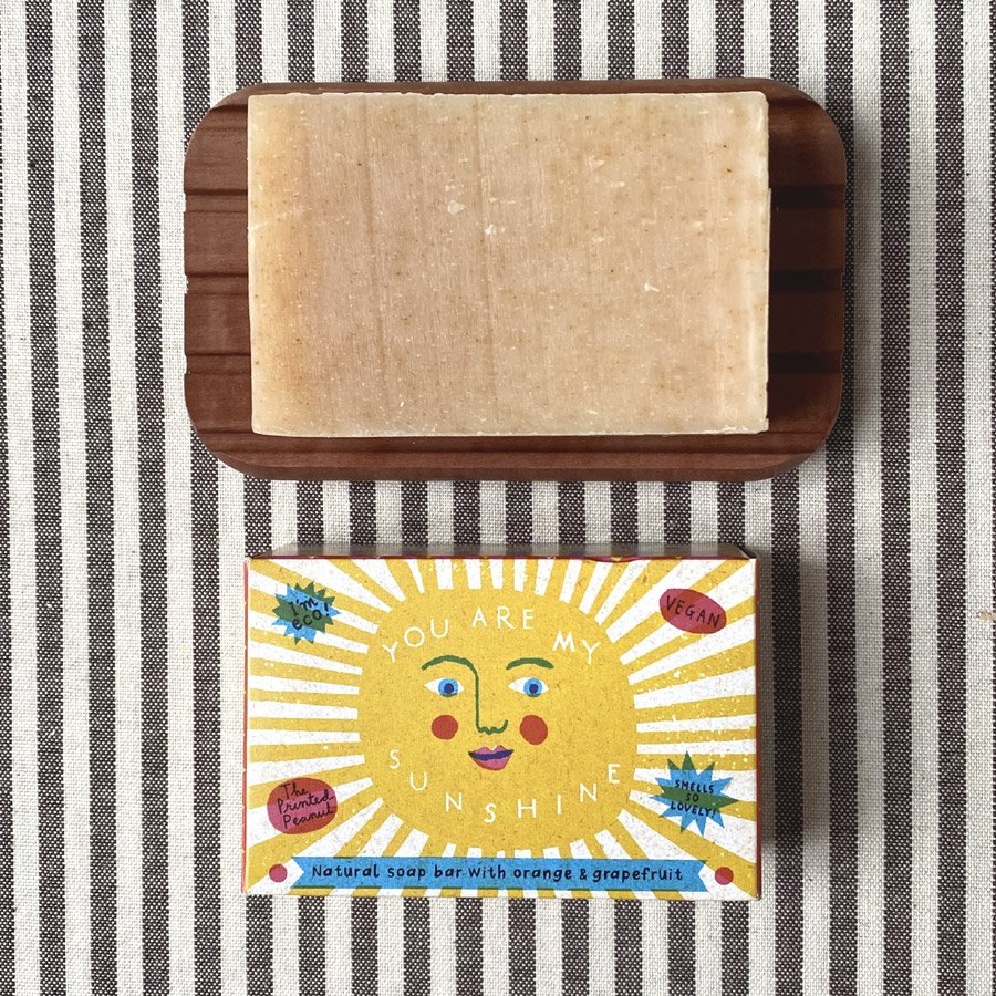 Printed Peanut Natural Soap - Image 4