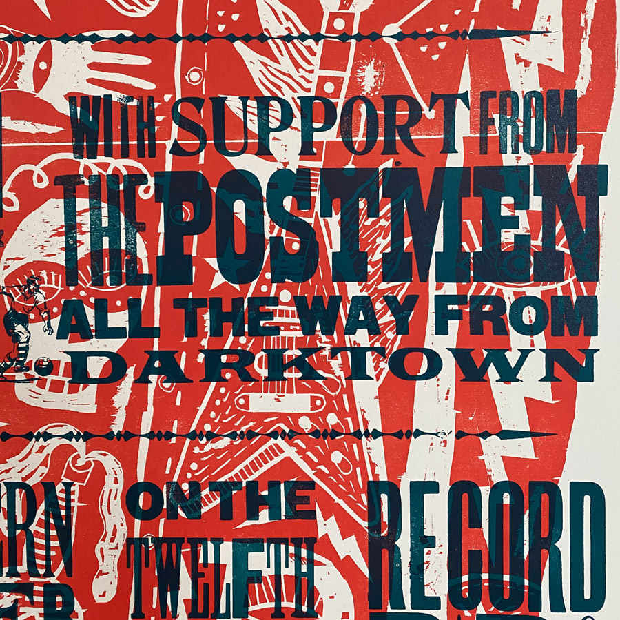 Pewke Band Letterpress Poster - Jonny Hannah - Image 2