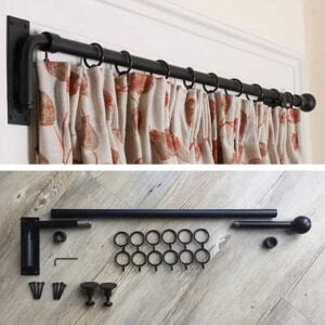 Metal Portiere Rod Set - Image 1