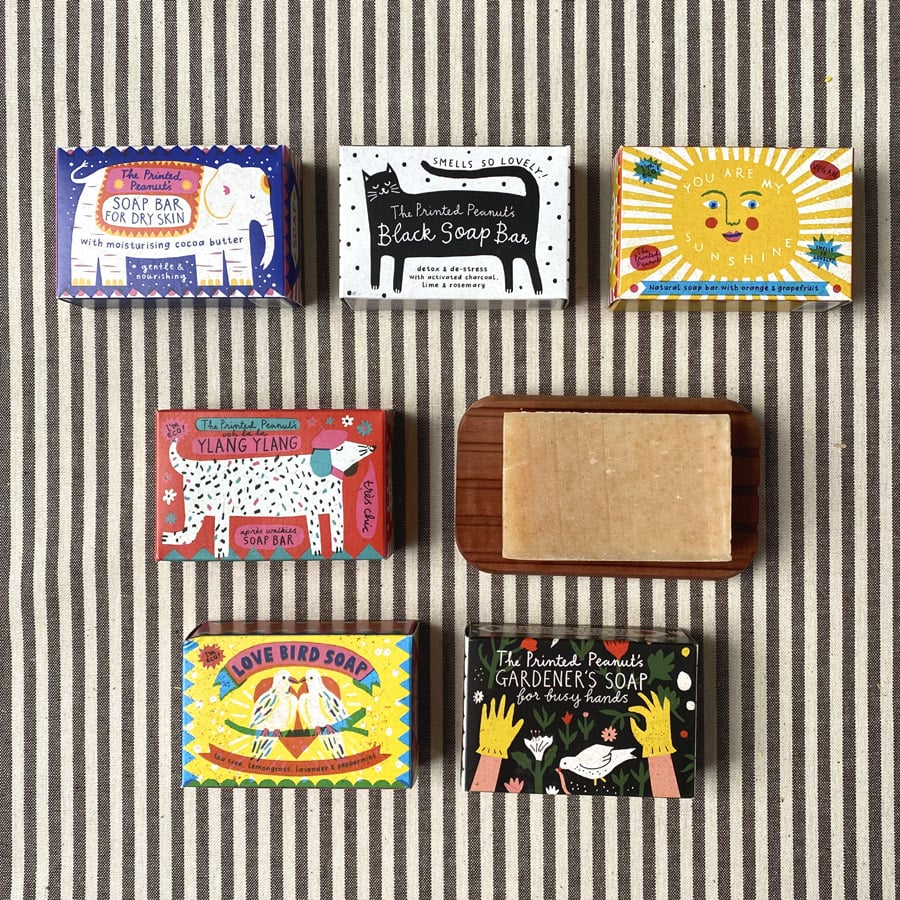 Printed Peanut Natural Soap