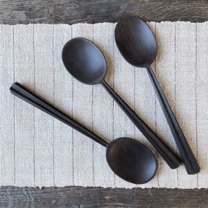 Serving Spoon - African Blackwood - Image 1