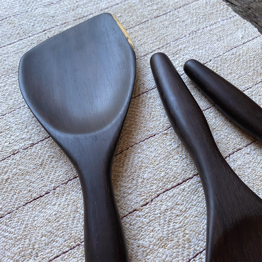 Rice Paddle - African Blackwood - Image 3