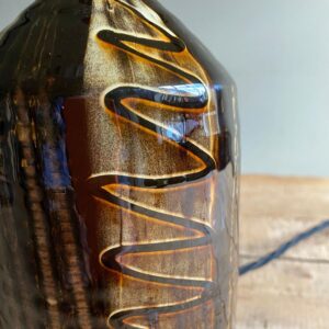 Russell Kingstone Slipware Lamp RKL12 Black - Image 3