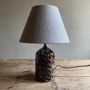 Russell Kingstone Slipware Lamp RKL2 Black - Image 1