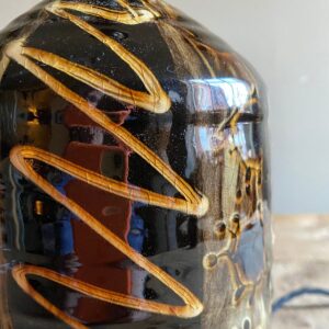 Russell Kingstone Slipware Lamp RKL2 Black - Image 3