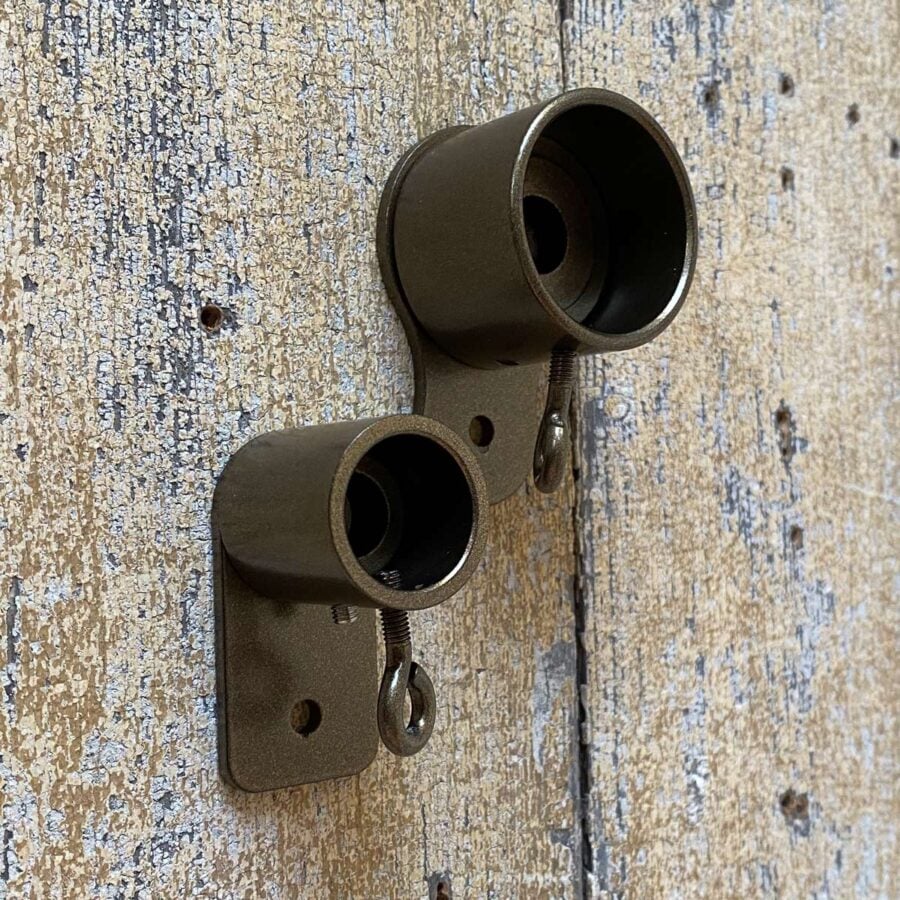 Recess Bracket Bronze Finish 19mm or 32mm