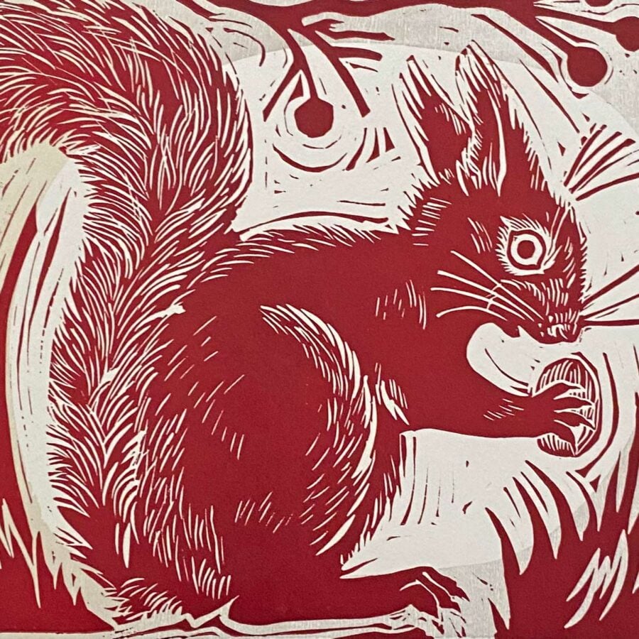 Red Squirrel by Mark Hearld