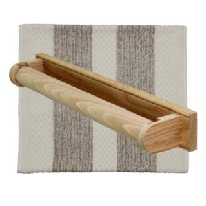 Oak Roller Towel Rail - Image 6