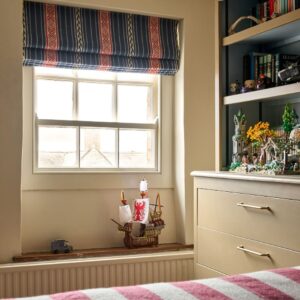 Roman Blind in Tinsmiths Fabric
