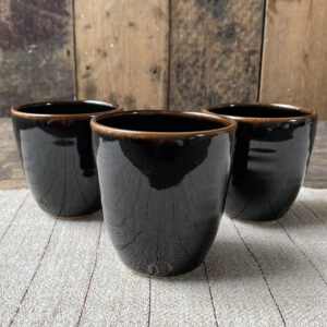 Stuart Houghton Compot Beaker - Tenmoku SORSH14