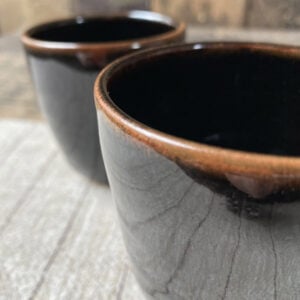 Stuart Houghton Compot Beaker - Tenmoku SORSH14 - Image 2