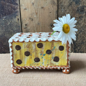 Sarah Monk Ceramic Flower Brick - Yellow - Image 4