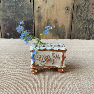 Sarah Monk Ceramic Flower Brick - White - Image 8