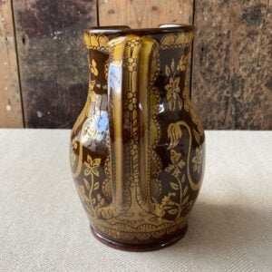 Katie B Morgan Slipware Jug - Lion, Unicorn and Crown SORKJ5 - Image 3