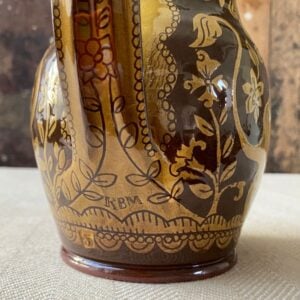 Katie B Morgan Slipware Jug - Lion, Unicorn and Crown SORKJ5 - Image 6