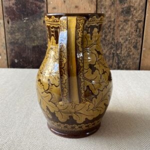 Katie B Morgan Slipware Jug - Green Man Oak SORKJ6 - Image 3