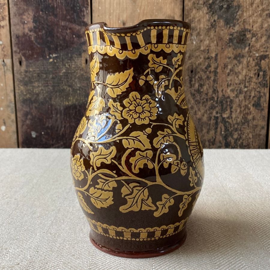 Katie B Morgan Slipware Jug - Heart and Crown SORKJ8 - Image 5