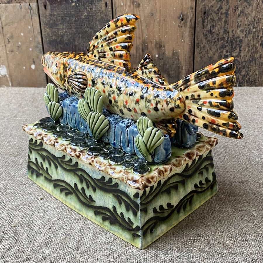 Paul Young - Slipware Fish SORPY9 - Image 2