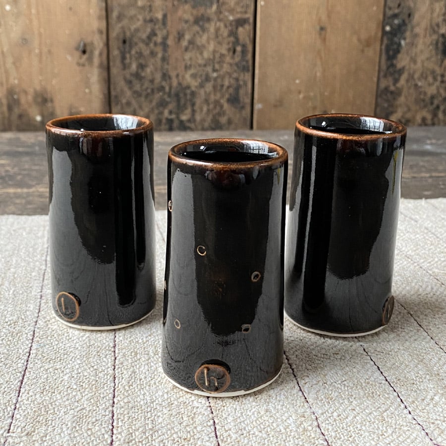 Stuart Houghton Vases - Tenmoku - Image 3