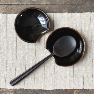 Stuart Houghton Spoon Rest - Tenmoku - Image 1
